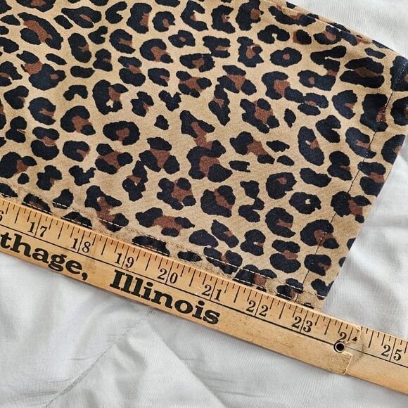 EUC LIKE NEW ZARA ANIMAL PRINT MID RISE SOFT PANTS SIZE 34 WOMENS - Picture 16 of 16